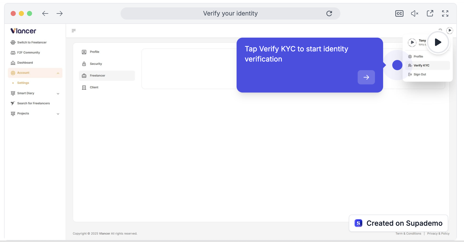 Verify Your Identity (KYC)